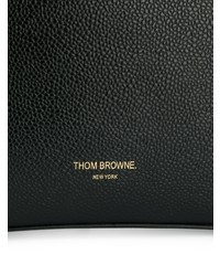 mehrfarbige bedruckte Leder Clutch Handtasche von Thom Browne