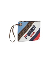 mehrfarbige bedruckte Leder Clutch von Fendi