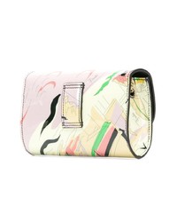 mehrfarbige bedruckte Leder Clutch von Emilio Pucci