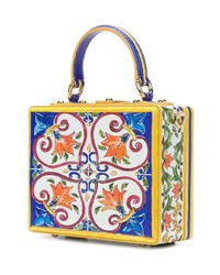 mehrfarbige bedruckte Leder Umhängetasche von Dolce & Gabbana