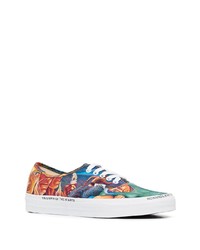 mehrfarbige bedruckte niedrige Sneakers von Vans