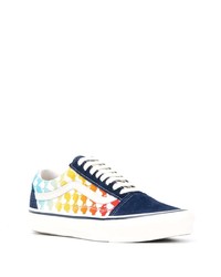 mehrfarbige bedruckte Segeltuch niedrige Sneakers von Vans