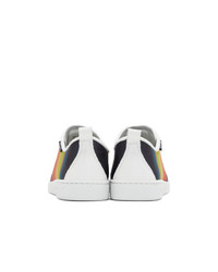 mehrfarbige bedruckte Segeltuch niedrige Sneakers von Ps By Paul Smith