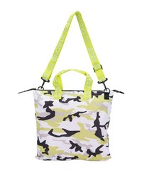 mehrfarbige bedruckte Shopper Tasche aus Segeltuch von George Gina & Lucy