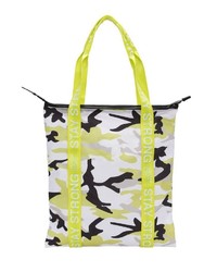 mehrfarbige bedruckte Shopper Tasche aus Segeltuch von George Gina & Lucy