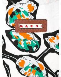 mehrfarbige bedruckte Shopper Tasche von Marni