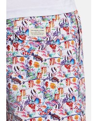 mehrfarbige bedruckte Shorts von colours & sons
