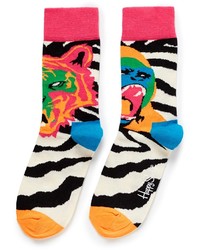 mehrfarbige bedruckte Socken