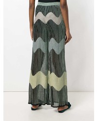 mehrfarbige bedruckte weite Hose von M Missoni