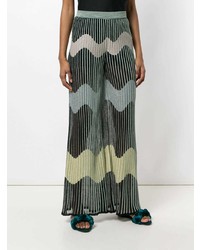 mehrfarbige bedruckte weite Hose von M Missoni