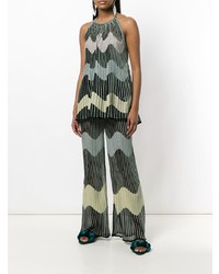 mehrfarbige bedruckte weite Hose von M Missoni