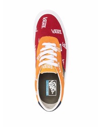 mehrfarbige bedruckte Wildleder niedrige Sneakers von Vans