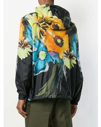 mehrfarbige bedruckte Windjacke von MSGM