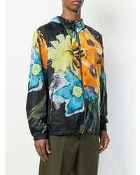 mehrfarbige bedruckte Windjacke von MSGM