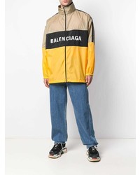 mehrfarbige bedruckte Windjacke von Balenciaga