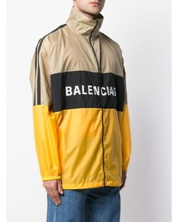 mehrfarbige bedruckte Windjacke von Balenciaga