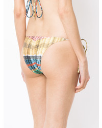 mehrfarbige Bikinihose mit geometrischem Muster von Lygia & Nanny
