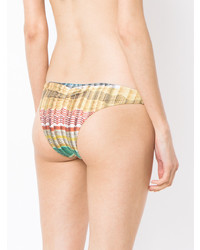 mehrfarbige Bikinihose mit geometrischem Muster von Lygia & Nanny