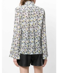 mehrfarbige Bluse mit Knöpfen mit Blumenmuster von Chloé