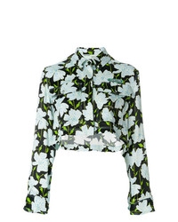 mehrfarbige Bluse mit Knöpfen mit Blumenmuster von Off-White