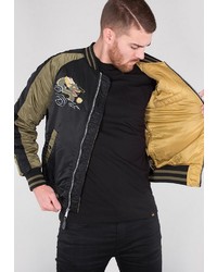 mehrfarbige Bomberjacke von Alpha Industries