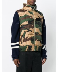 mehrfarbige Camouflage ärmellose Jacke von Off-White