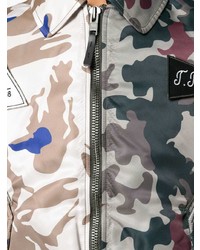 mehrfarbige Camouflage Bomberjacke von Gosha Rubchinskiy