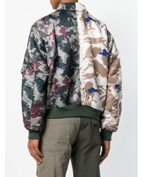 mehrfarbige Camouflage Bomberjacke von Gosha Rubchinskiy