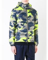 mehrfarbige Camouflage Daunenjacke von Kent & Curwen