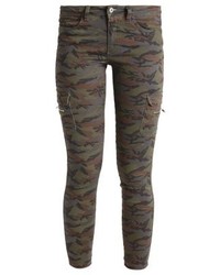 mehrfarbige Camouflage enge Jeans von TWINTIP
