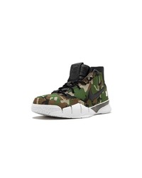 mehrfarbige Camouflage hohe Sneakers von Nike