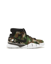 mehrfarbige Camouflage hohe Sneakers von Nike