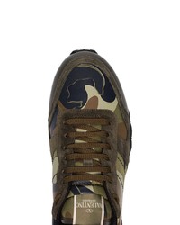 mehrfarbige Camouflage niedrige Sneakers von Valentino