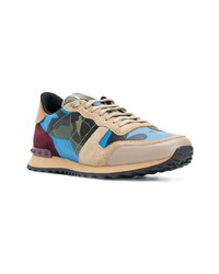 mehrfarbige Camouflage Sportschuhe von Valentino