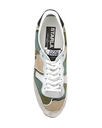 mehrfarbige Camouflage Wildleder niedrige Sneakers von Golden Goose Deluxe Brand