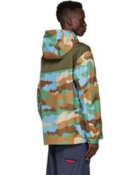 mehrfarbige Camouflage Windjacke von Moncler