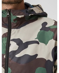 mehrfarbige Camouflage Windjacke von Produkt