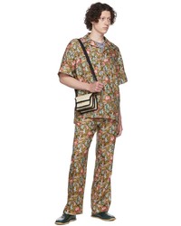 mehrfarbige Chinohose mit Blumenmuster von Erdem