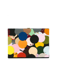 mehrfarbige Clutch von Olympia Le-Tan