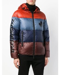 mehrfarbige Daunenjacke von DSQUARED2