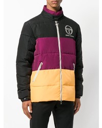 mehrfarbige Daunenjacke von Sergio Tacchini