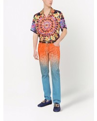 mehrfarbige enge Jeans von Dolce & Gabbana