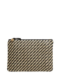 mehrfarbige geflochtene Clutch