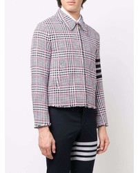 mehrfarbige Harrington-Jacke mit Karomuster von Thom Browne