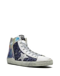 mehrfarbige hohe Sneakers aus Leder von Golden Goose