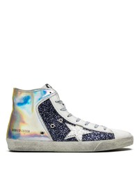 mehrfarbige hohe Sneakers aus Leder von Golden Goose