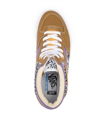 mehrfarbige hohe Sneakers aus Leder von Vans