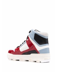 mehrfarbige hohe Sneakers aus Leder von DSQUARED2