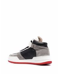 mehrfarbige hohe Sneakers aus Leder von DSQUARED2