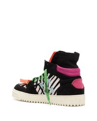 mehrfarbige hohe Sneakers aus Leder von Off-White